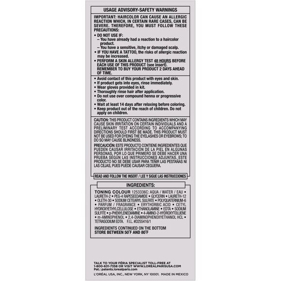 L'Oréal Paris Féria Power Toner, Ice Blonde - Picture 5 of 9
